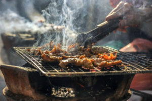 BBQ grill cleaning