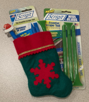 Scrigit scraper stocking stuffers